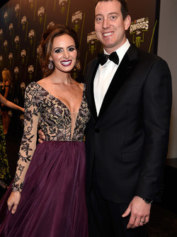 Kyle Busch y su esposa Samantha Busch