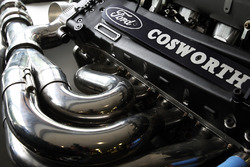 Un motor Cosworth en la fábrica de Cosworth en Northampton