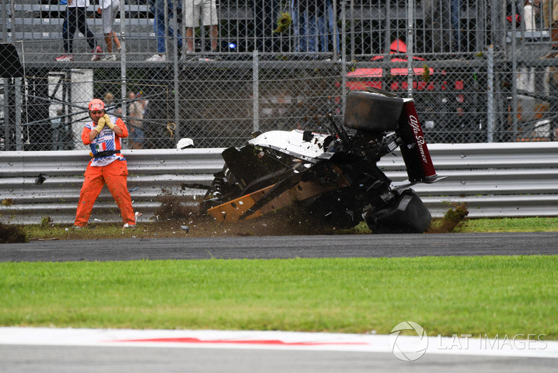 L'accident de Marcus Ericsson, Sauber C37