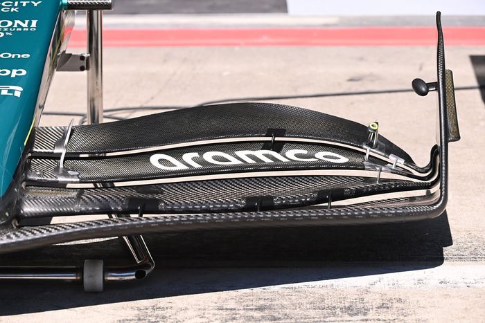 Aston Martin AMR23 detalles técnicos