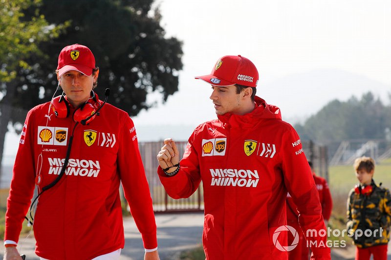 John Elkann, FIAT Chairman, Charles Leclerc, Ferrari