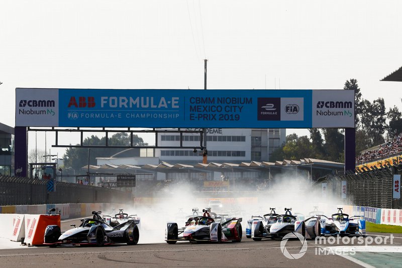 Oliver Rowland, Nissan e.Dams, Nissan IMO1, Lucas Di Grassi, Audi Sport ABT Schaeffler, Audi e-tron FE05 y Felipe Massa, Venturi Formula E, Venturi VFE05