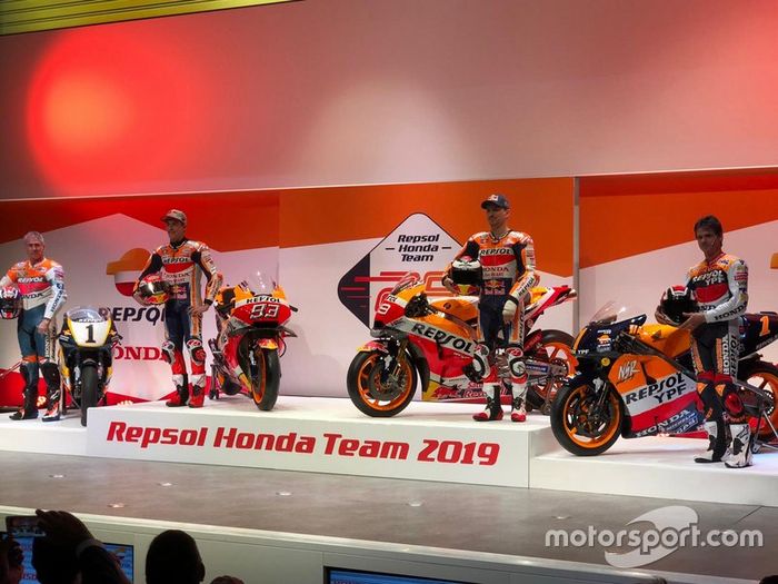 Mick Doohan, Marc Márquez, Jorge Lorenzo, Alex Crivillé, Honda HRC