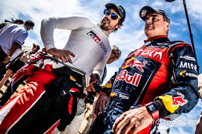 Fernando Alonso, Toyota Gazoo Racing, Carlos Sainz, X-Raid Team
