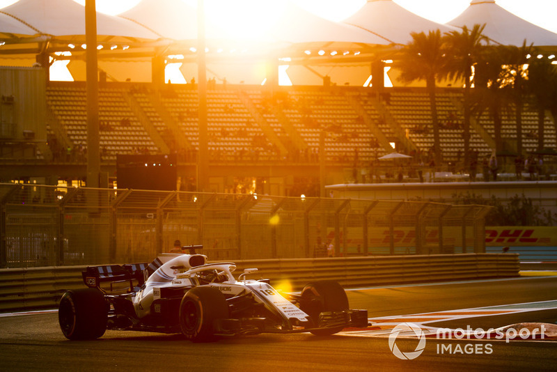 10º Williams empeoró un 1.082% respecto al mejor tiempo entre 2017 y 2018