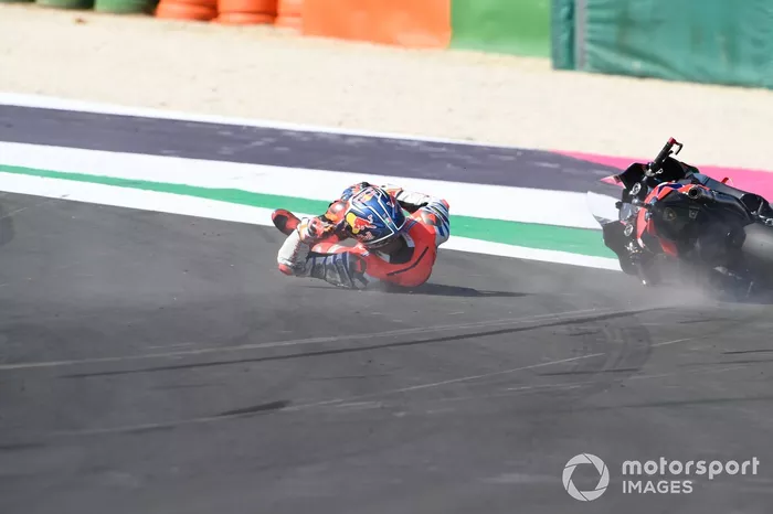 Caída de Jack Miller, Pramac Racing