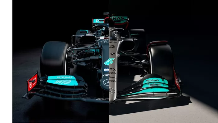 Comparación Mercedes W12 vs. Mercedes W13