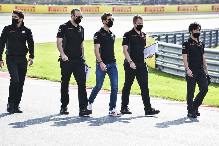 Romain Grosjean, Haas F1, recorre la pista