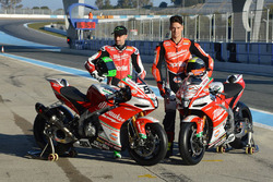 Lorenzo Savadori et Eugene Laverty, Milwaukee Aprilia World Superbike Team