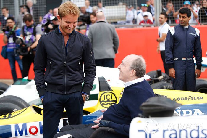 Nico Rosberg con Sir Frank Williams