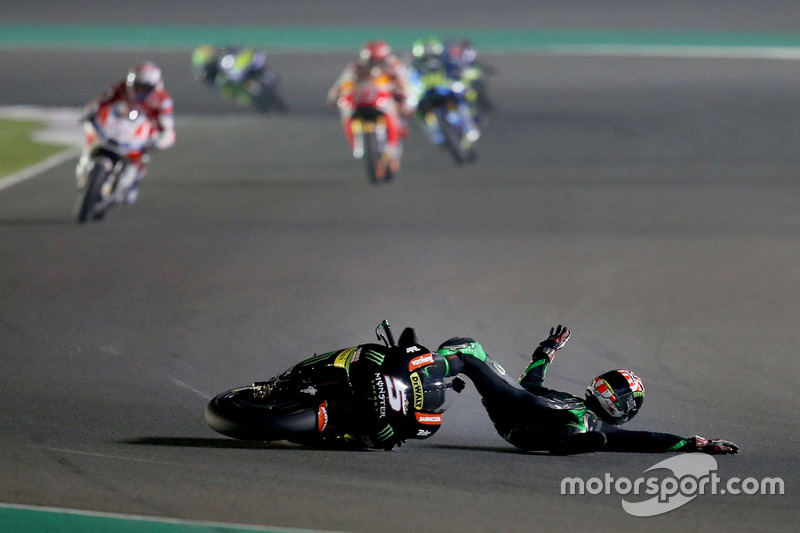 5. Johann Zarco, Monster Yamaha Tech 3 accidente