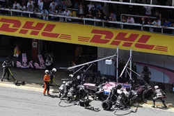 Sergio Perez, Sahara Force India VJM10 maakt een pitstop