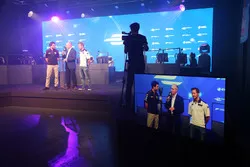 Jérôme D'Ambrosio, Dragon Racing, e Sam Bird, DS Virgin Racing