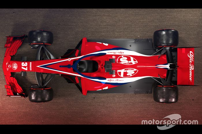 Concepto de la decoración de Sauber-Alfa Romeo