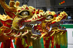 Chinese dragons on the grid