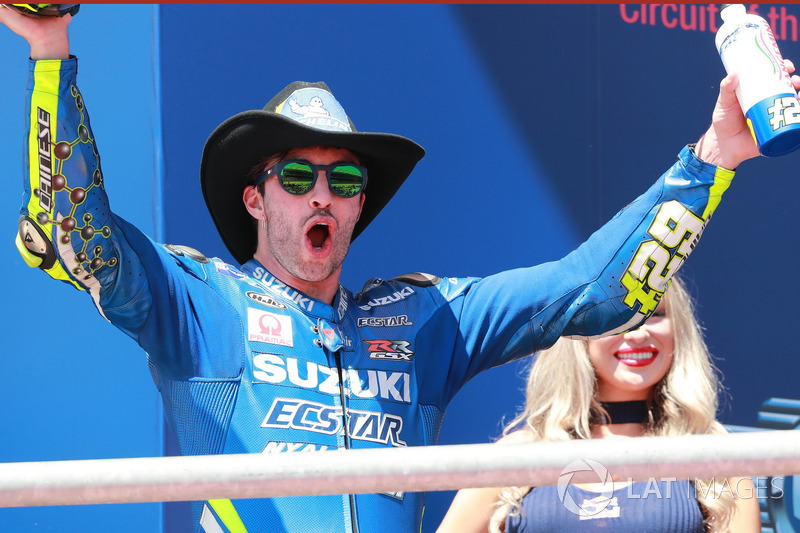 Podium: Andrea Iannone, Team Suzuki MotoGP