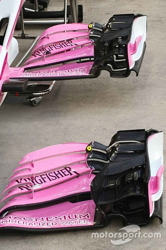 Force India VJM11 front wing detail