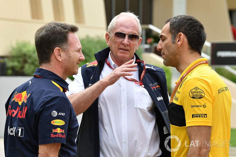 Christian Horner, Red Bull Racing Team Principal, Dr Helmut Marko, Red Bull Motorsport Consultant an