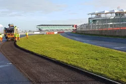Silverstone circuit resurfacing
