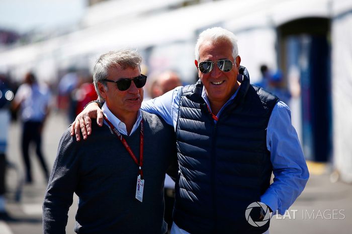 Carlos Sainz Sr and Lawrence Stroll