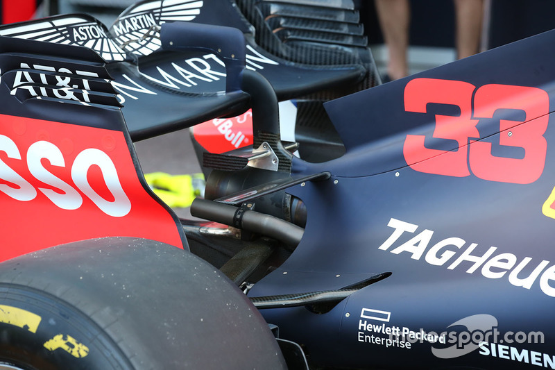 Detail belakang Red Bull Racing RB14