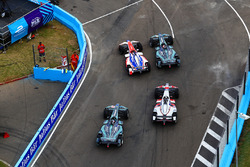 Felix Rosenqvist, Mahindra Racing, Nelson Piquet Jr., Jaguar Racing,Mitch Evans, Jaguar Racing, Maro Engel, Venturi Formula E Team