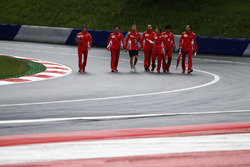 Sebastian Vettel, Ferrari pist yürüyüşü