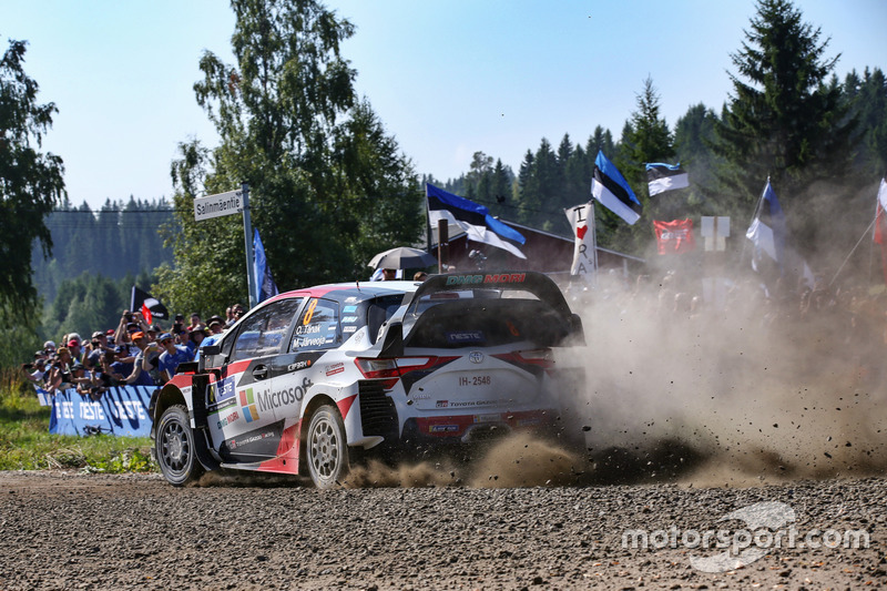 Отт Тянак и Мартин Ярвеоя, Toyota Yaris WRC