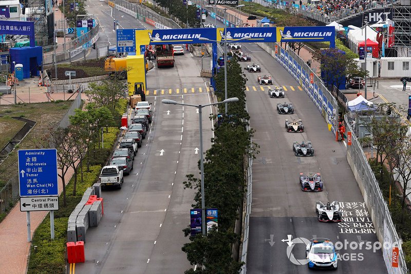 El BMW i8 Safety car con Oliver Rowland, Nissan e.Dams, Nissan IMO1
