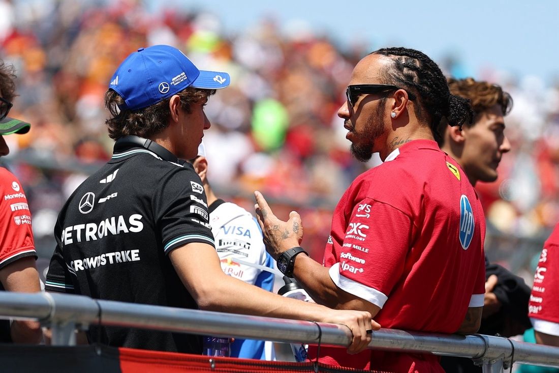 Lewis Hamilton, Ferrari, Andrea Kimi Antonelli, Mercedes