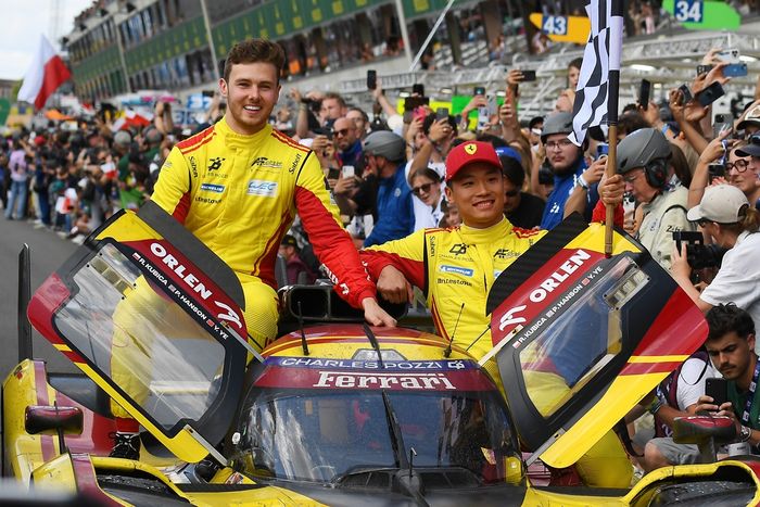 WInners #83 AF Corse Ferrari 499P: Robert Kubica, Yifei Ye, Philip Hanson