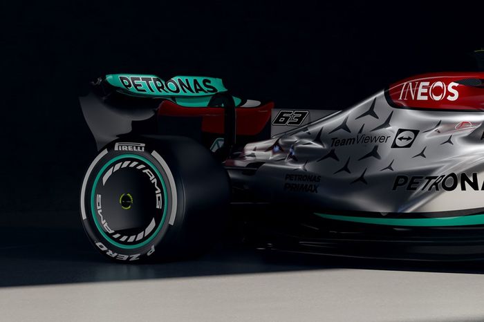 Detalle del Mercedes W13