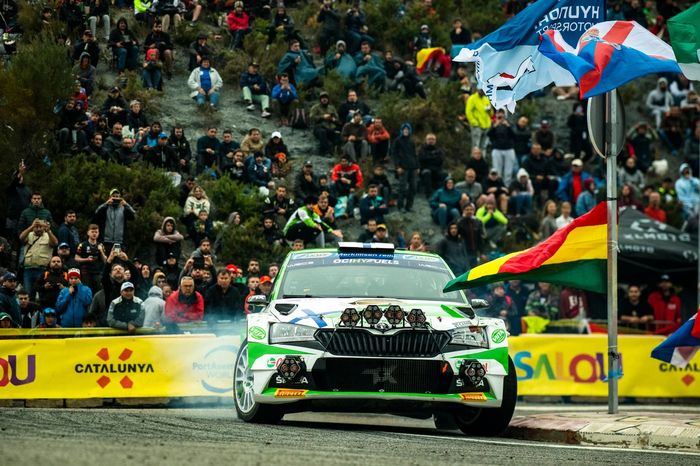 Emil Lindholm, Reeta Hamalainen, Toksport WRT Skoda Fabia Evo Rally2