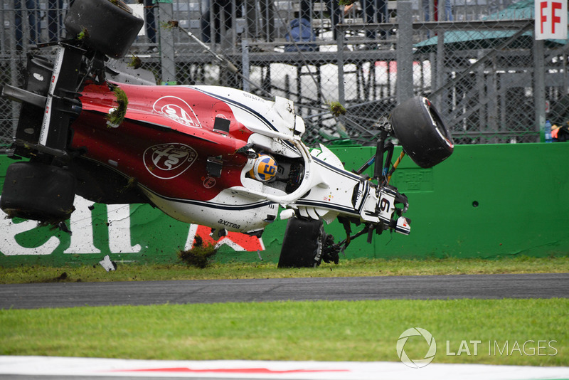 L'accident de Marcus Ericsson, Sauber C37
