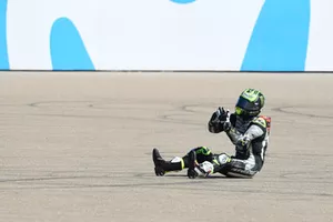 La chute de Cal Crutchlow, Team LCR Honda