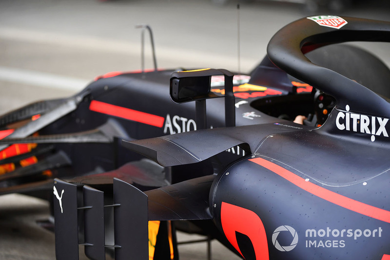 Bodywork on Red Bull Racing RB14