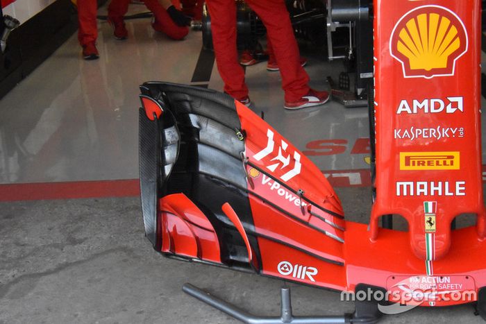 Ferrari SF71H detalle alerón delantero
