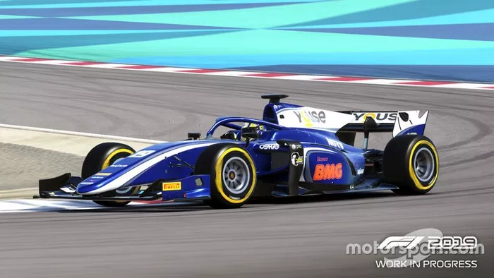 Imagen de la F2 en el 'F1 2019'