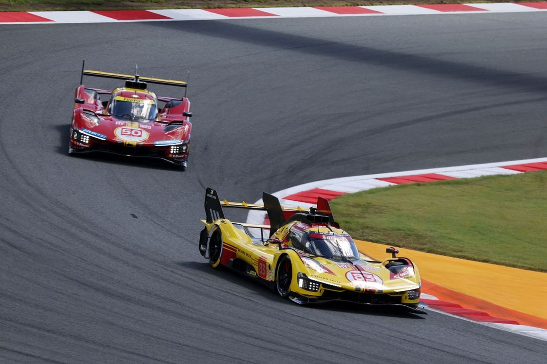 #83 AF Corse Ferrari 499P: Robert Kubica, Robert Shwartzman, Yifei Ye, #50 AF Corse Ferrari 499P: Antonio Fuoco, Miguel Molina, Nicklas Nielsen