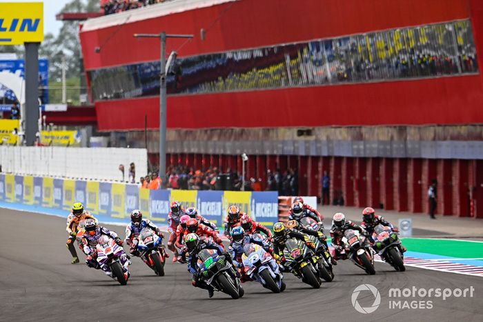 Franco Morbidelli, Yamaha Factory Racing, salida de carrera