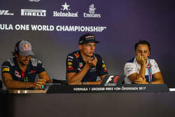 Carlos Sainz Jr., Scuderia Toro Rosso, Max Verstappen, Red Bull Racing ve Felipe Massa, Williams