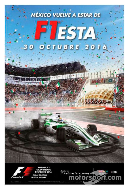 Poster del GP de México 2016