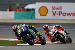Valentino Rossi, Yamaha Factory Racing, Andrea Dovizioso, Ducati Team