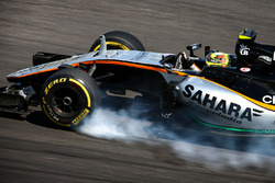 Verbremser: Sergio Perez, Sahara Force India F1 VJM09