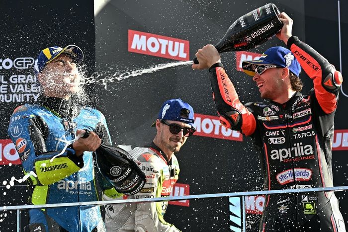Raul Fernandez, Trackhouse Racing, Fabio Di Giannantonio, VR46 Racing Team, Marco Bezzecchi, Aprilia Racing