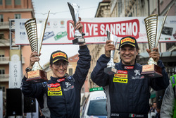 I vincitori Paolo Andreucci, Anna Andreussi, Peugeot Sport Italia