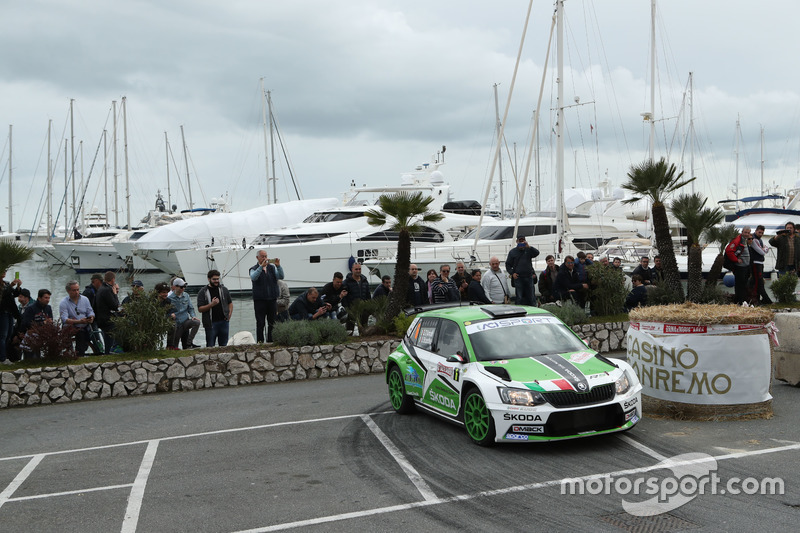 Umberto Scandola, Guido D'Amore, Skoda Fabia R5, Daytona Race