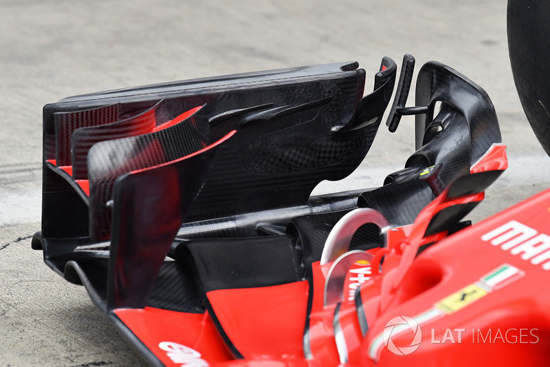 Ferrari SF71H detail voorvleugel