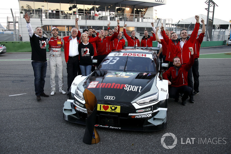 Рене Раст, Audi Sport Team Rosberg, Audi RS 5 DTM, святкує з командою