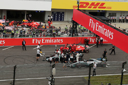 Qualifying parc ferme Formula One World Championship, Rd16, Japanese Grand Prix, Qualifying, Suzuka, Japan, Saturday 7 October 2017.